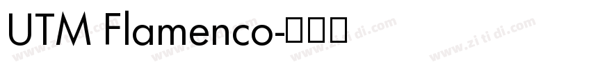 UTM Flamenco字体转换